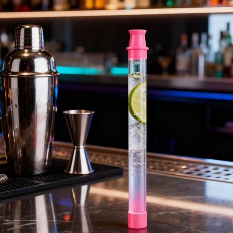 ZHYPFF shot straw sleek kitchen counter display accessory