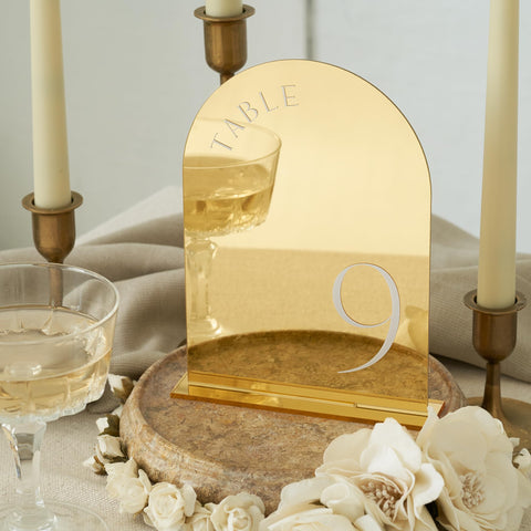 ZICOTO 7x4.96-inch cards fit tables without overpowering decor.