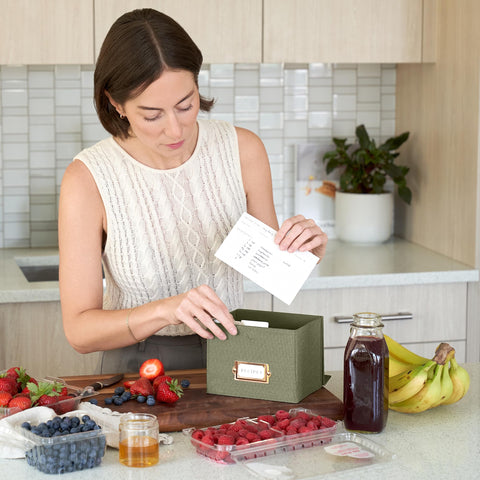 ZICOTO sage linen texture conveying stylish kitchen organization