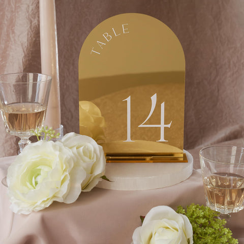 ZICOTO smooth gold finish catches light for a polished look.