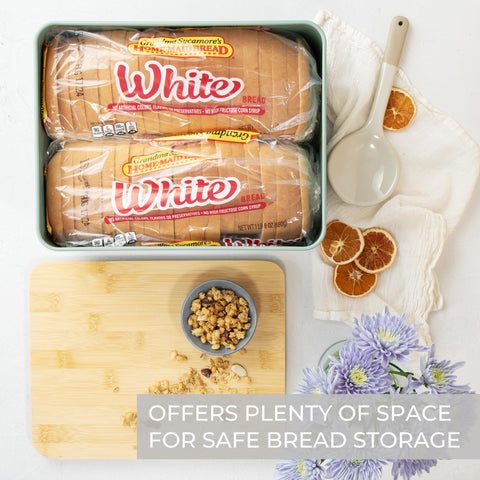 ZICOTO ventilation holes promote air circulation to preserve bakery-fresh flavor