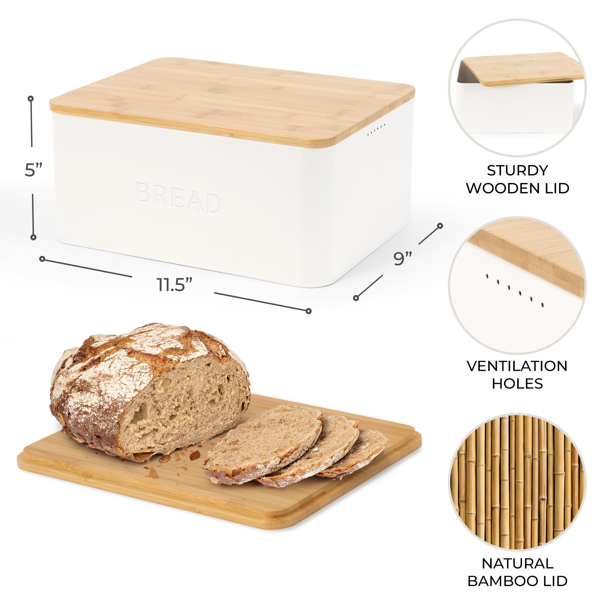 ZICOTO ventilation holes promote air circulation to preserve crust quality.