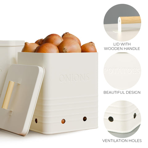 ZICOTO wooden lid handle detail adds rustic charm and easy lifting.