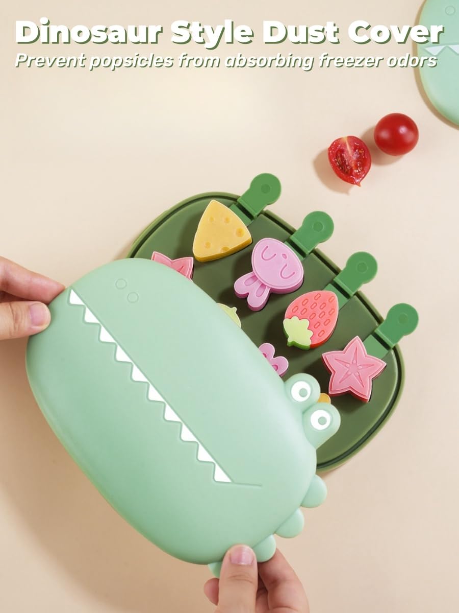 Zigihos easy-release popsicle mold simplifies unmolding after freezing.
