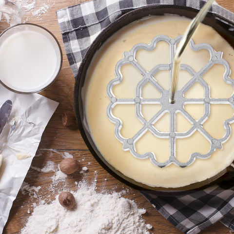 Ziliny aluminum rosette tools set for versatile batter-based desserts