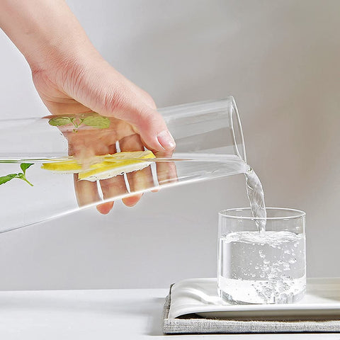 ZILJJ borosilicate glass material highlights heat and cold resistance.