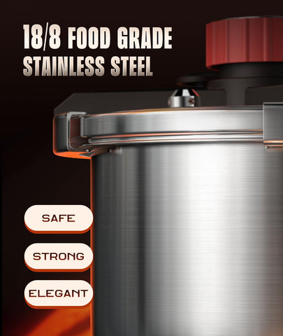ZILODE 13QT safety system with tri valves for confidence.