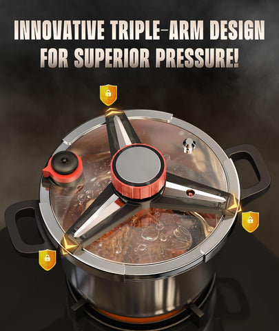 ZILODE 13QT steam rack included for versatile steaming.