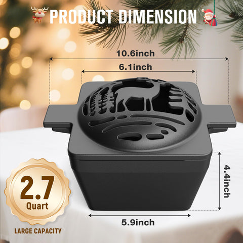 ZIMOMOTA top-fill removable lid allows easy water addition even when the stove is hot.
