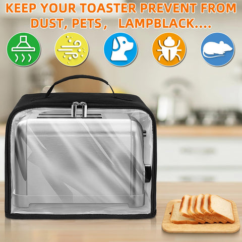 ZIOZERTT cover compatible with BELLA 2-slice toaster models