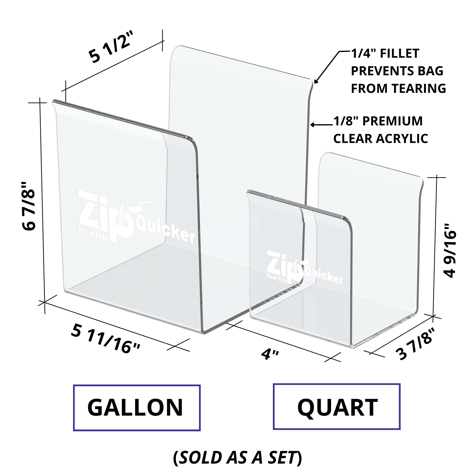 Zip Quicker kitchen organization hub keeps bag supplies neatly within reach.