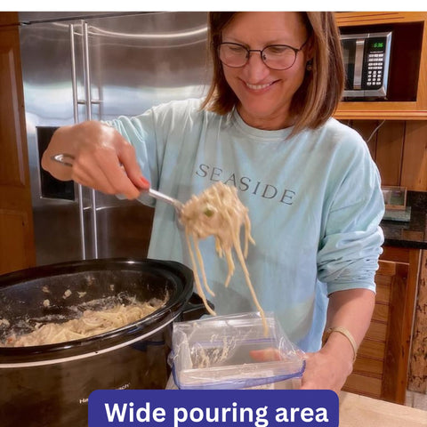 Zip Quicker stable non-slip base prevents sliding on countertops.