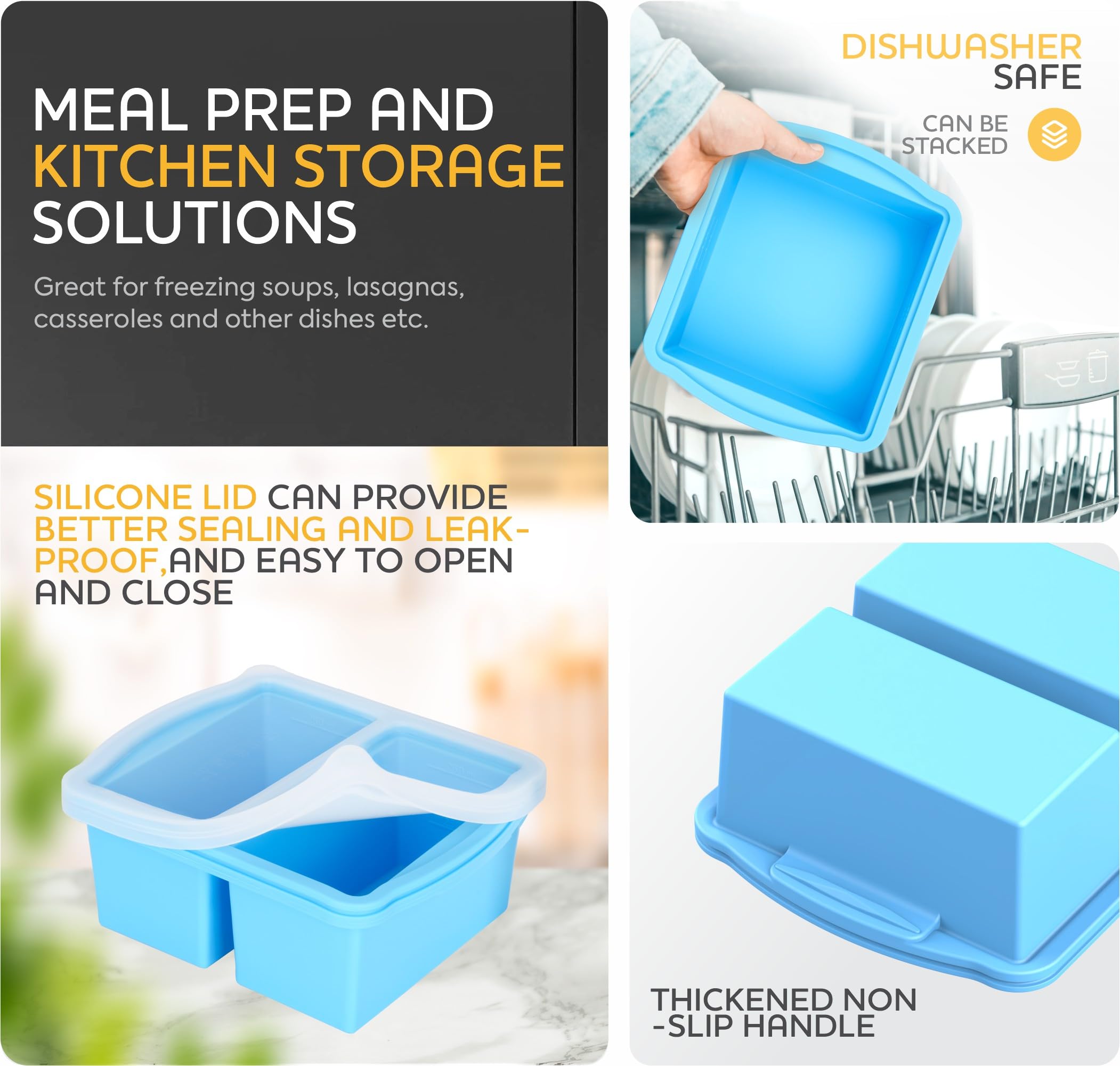 ZIP STANDING space-saving freezer setup demonstrates compact storage