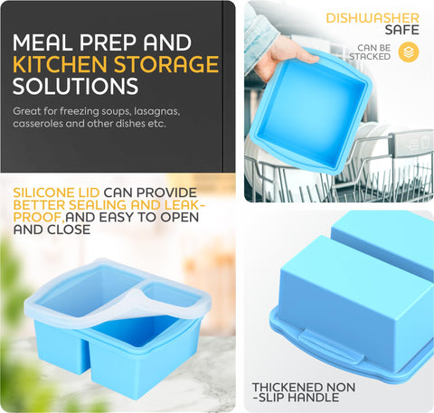 ZIP STANDING space-saving freezer setup demonstrates compact storage
