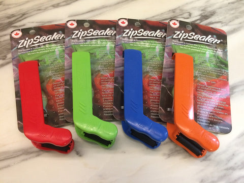 ZipSealer's ergonomic design makes sealing comfortable and effortless.