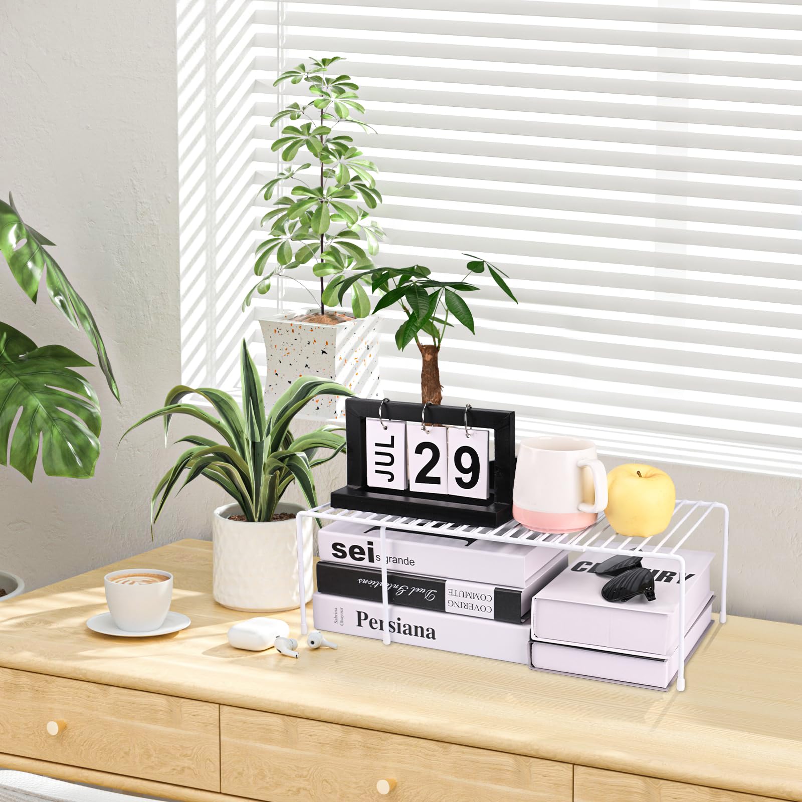 Ziroland countertop declutter system offers quick access to essentials.