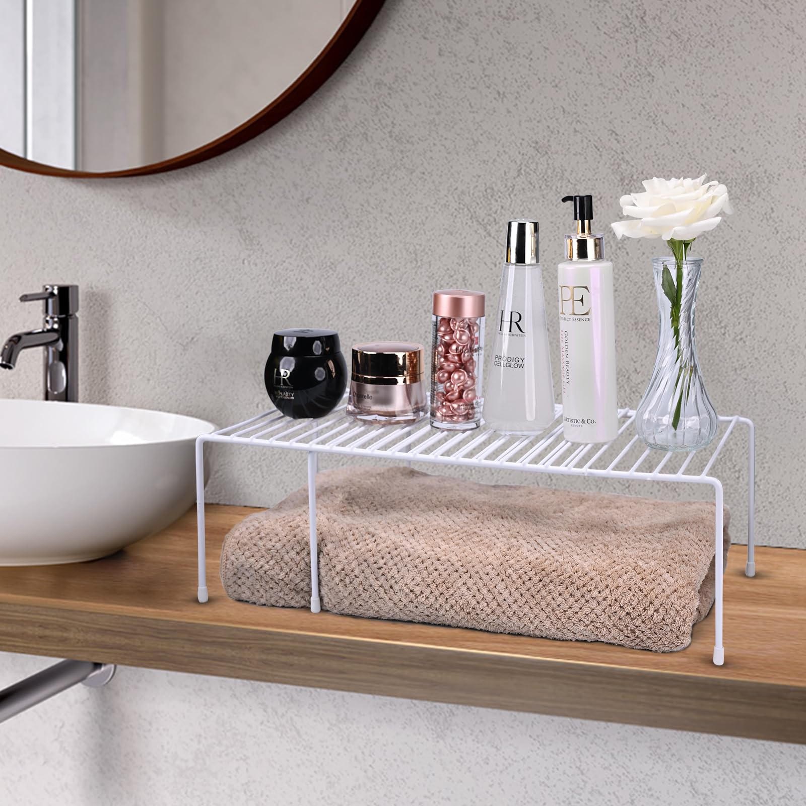 Ziroland pantry storage module maximizes vertical space and visibility.