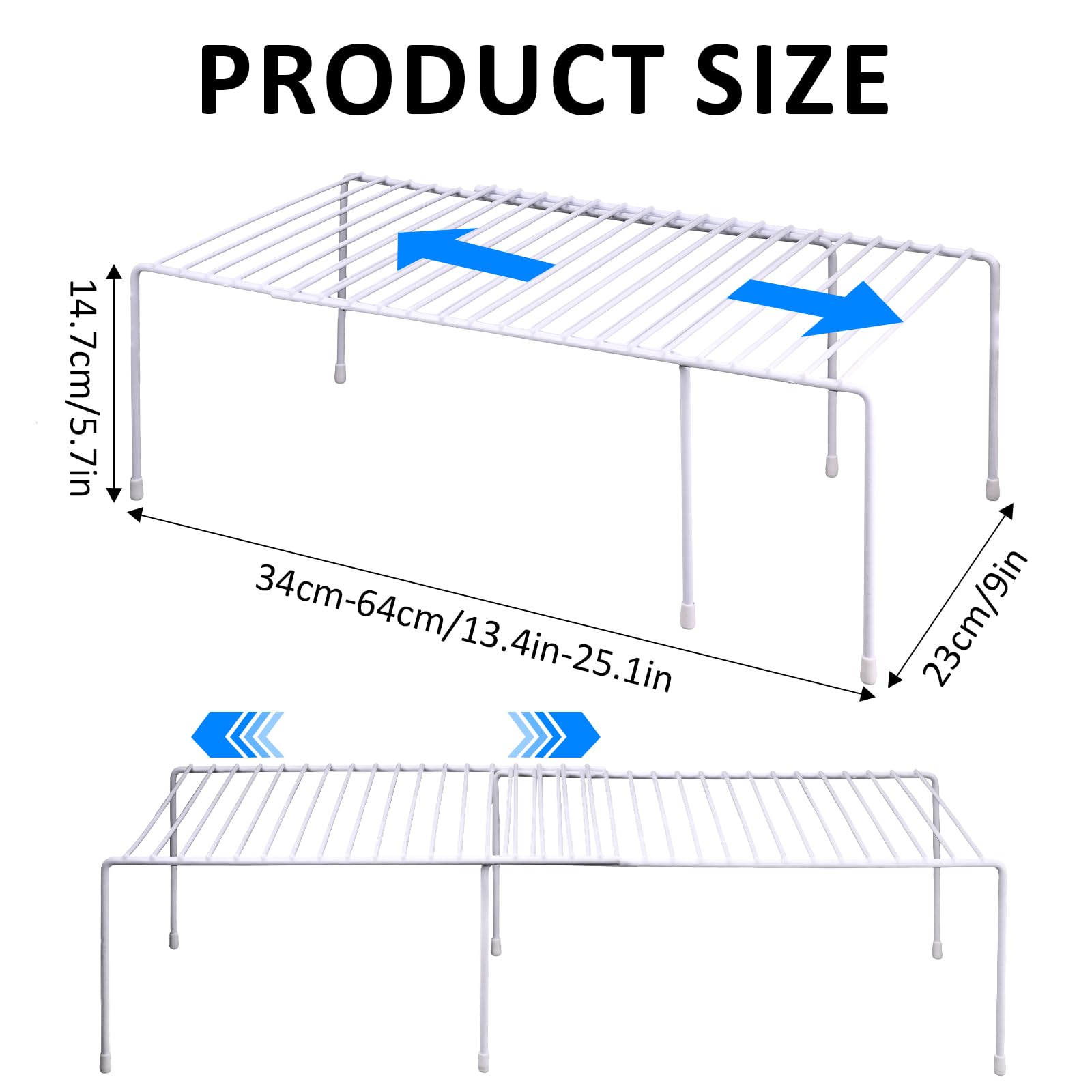 Ziroland spice organizer wire keeps spices organized and within reach.