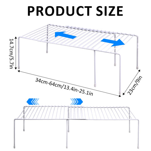 Ziroland spice organizer wire keeps spices organized and within reach.