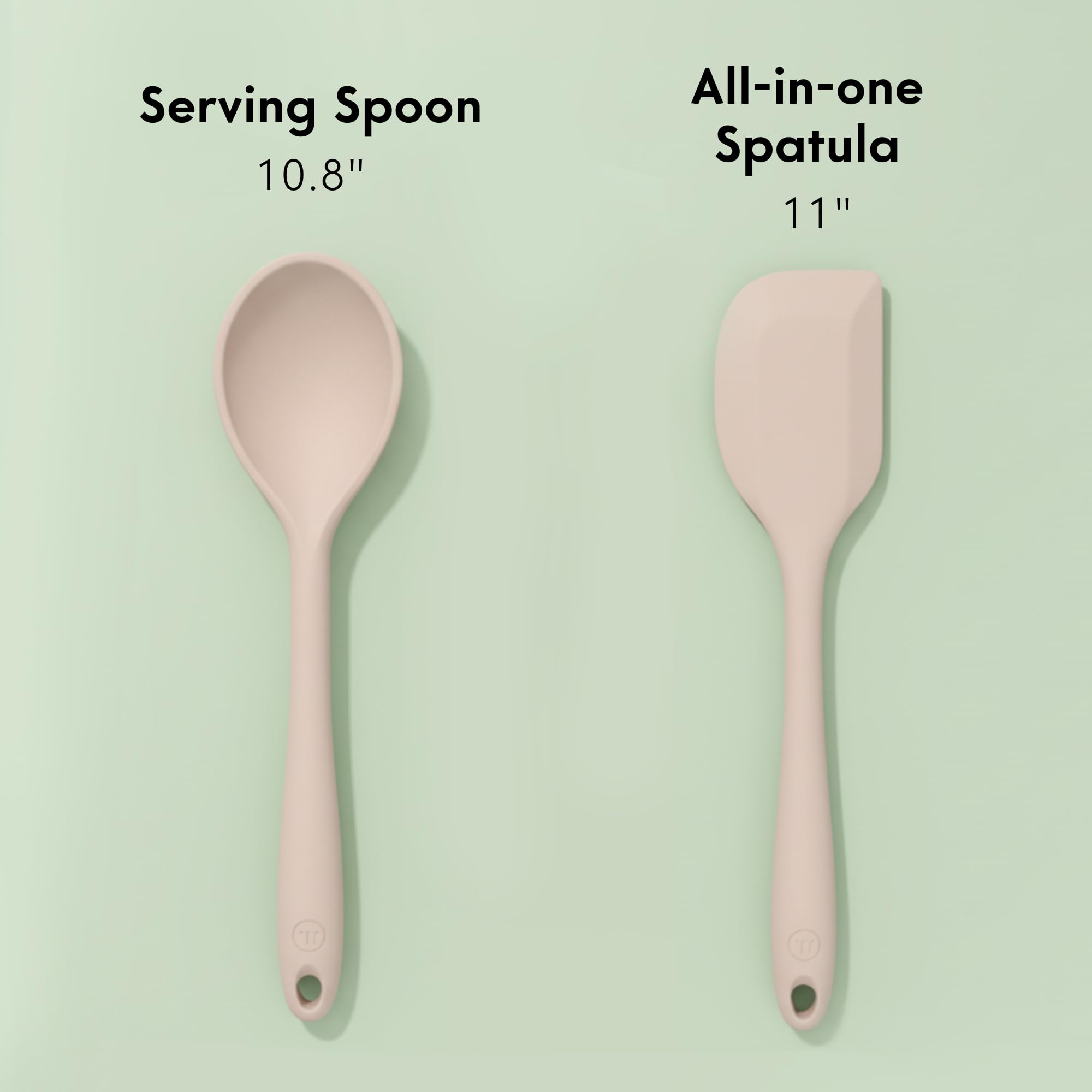 Beige Ziruma utensils complement modern kitchens.