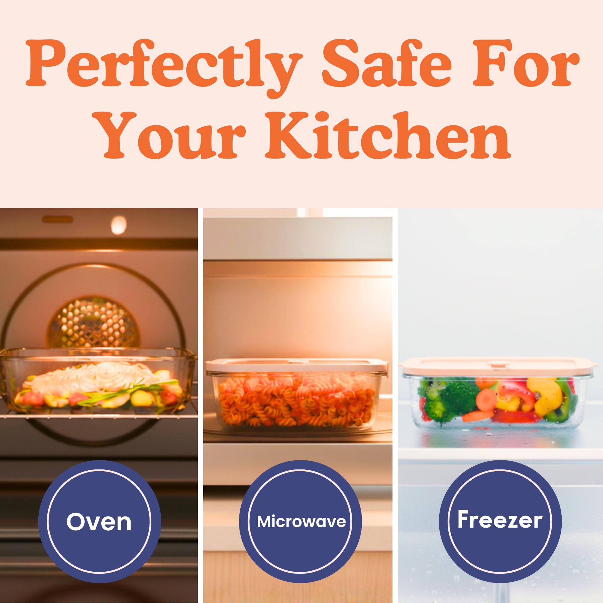 Ziruma dishwasher-safe glass container for easy cleanup after meals.