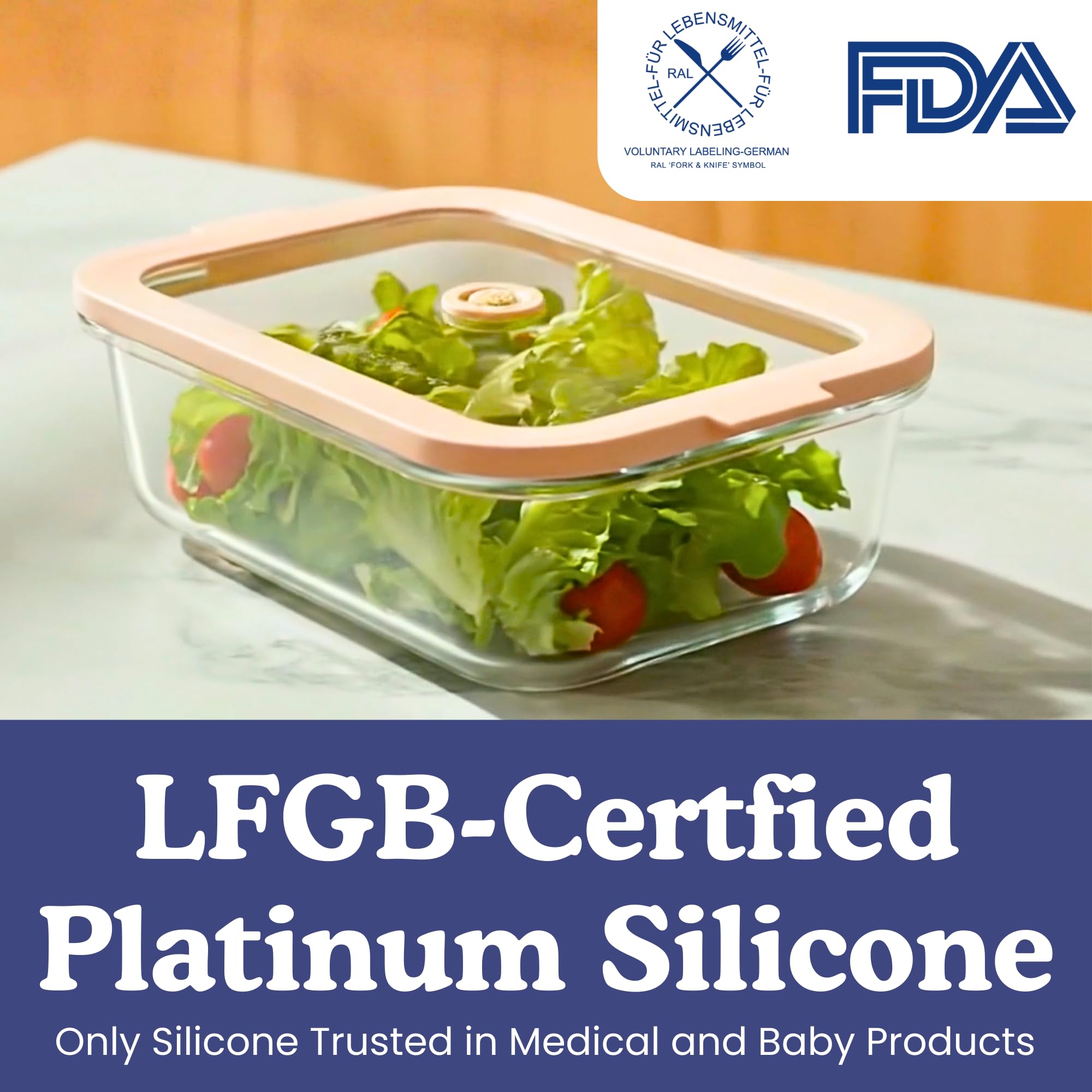 Ziruma glass containers 50oz large capacity for bulk prep