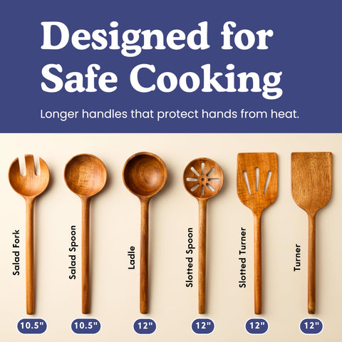 Ziruma non-toxic utensils simple turner with sturdy grip for comfortable use