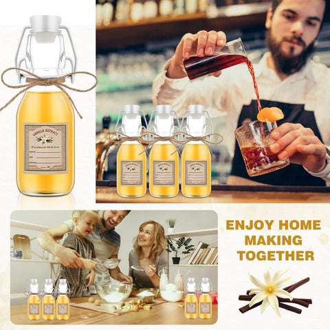 zjdbset 4oz bottle set for kitchen storage and gifting.