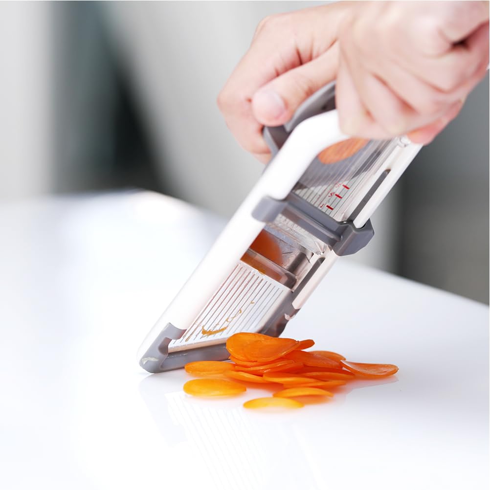 ZKIRON slicer is easy to rinse or dishwasher-clean, reducing kitchen cleanup time