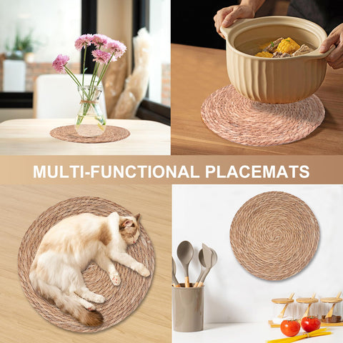 ZLMXXT boho farmhouse decor mats suit holidays and intimate gatherings.