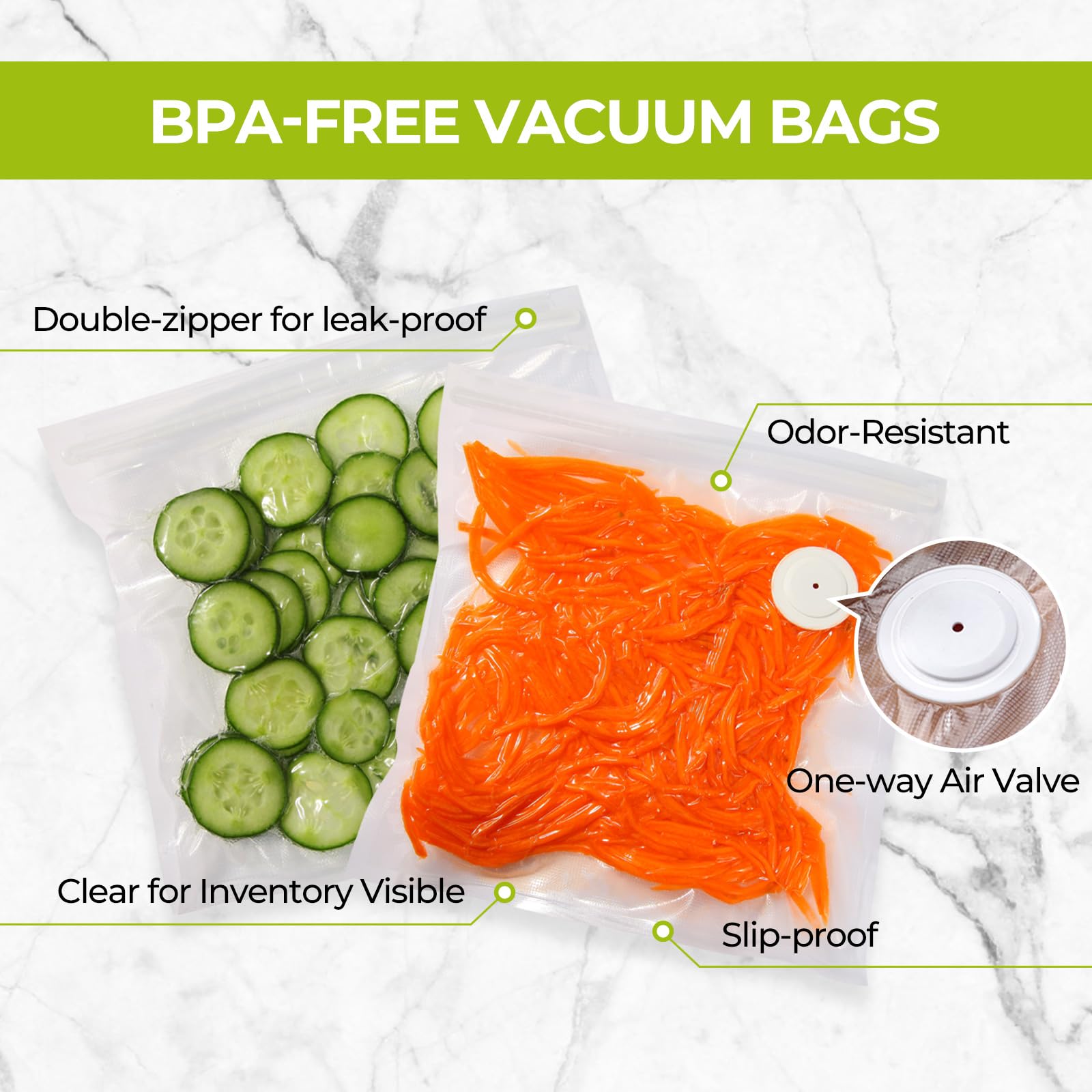 ZLTMYI dishwasher-safe microwave-friendly bags for easy post-use cleanup.