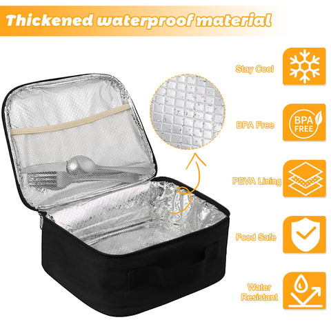 ZM-YOUTOO lunch box surface is waterproof and easy to clean.