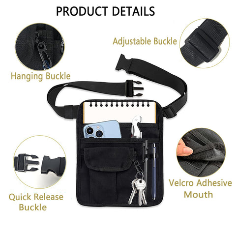 ZMD server apron adjustable belt fits waists from 24 to 47 inches for all shapes