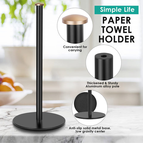 ZMGNND matte black countertop stand side angle shows durable stainless steel