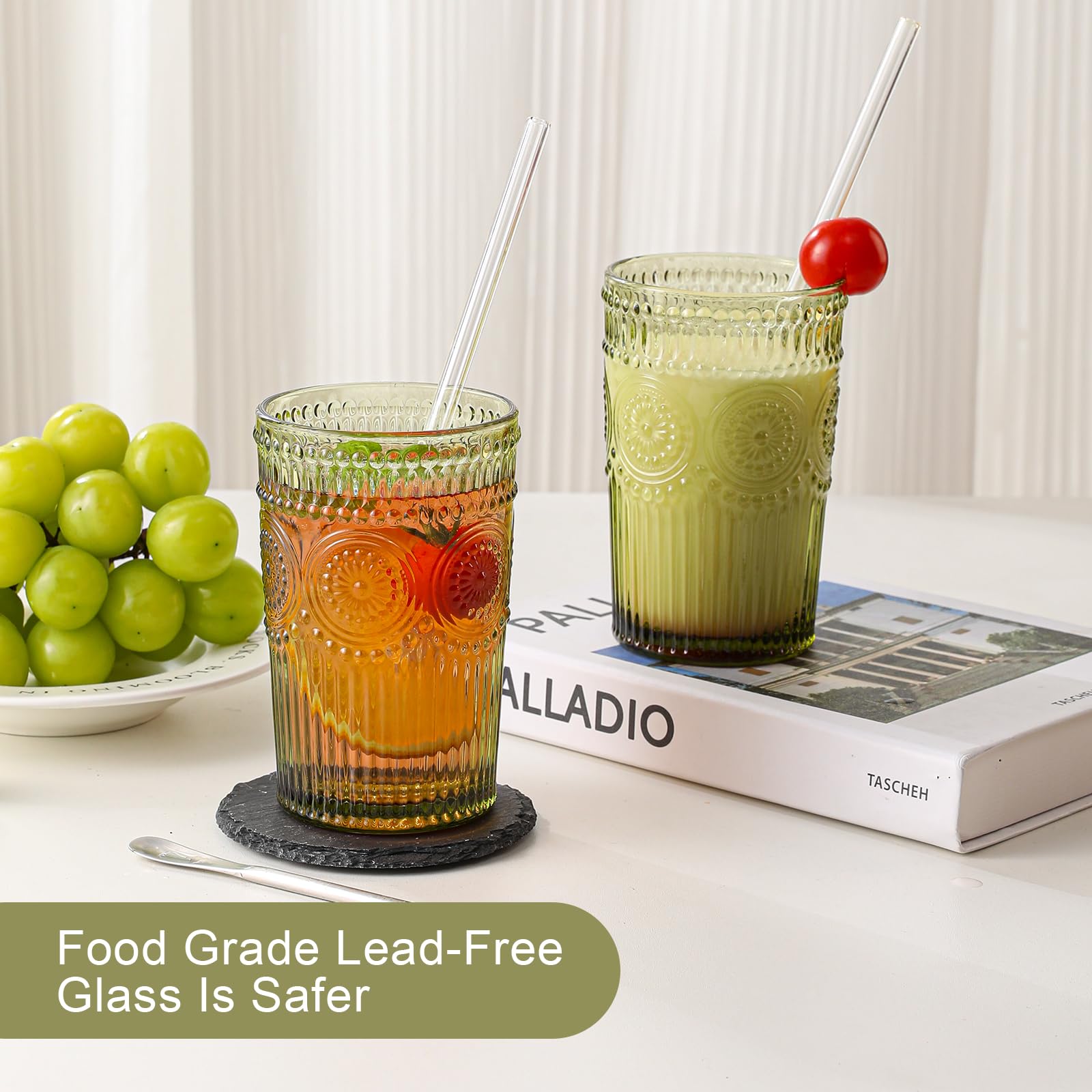 ZMOWIPDL 13oz highball glass with dimensions and opening