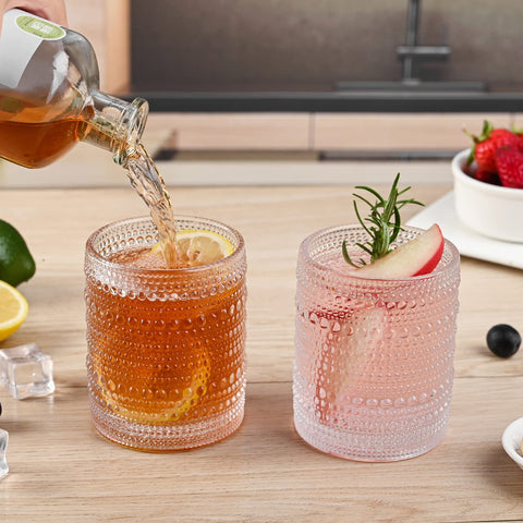 ZMOWIPDL glassware is dishwasher safe and BPA free for easy cleanup.