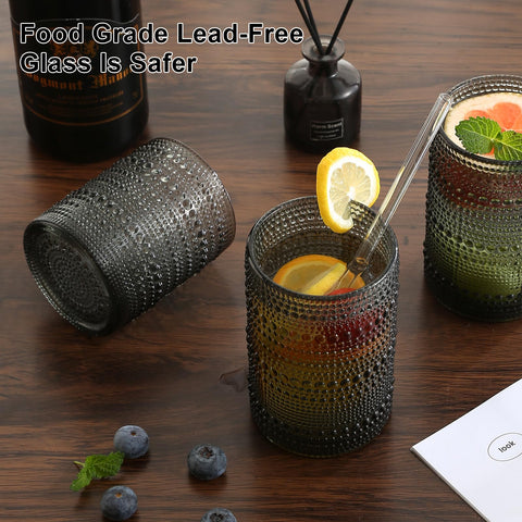 ZMOWIPDL glass straws set for sustainable sipping with any drink