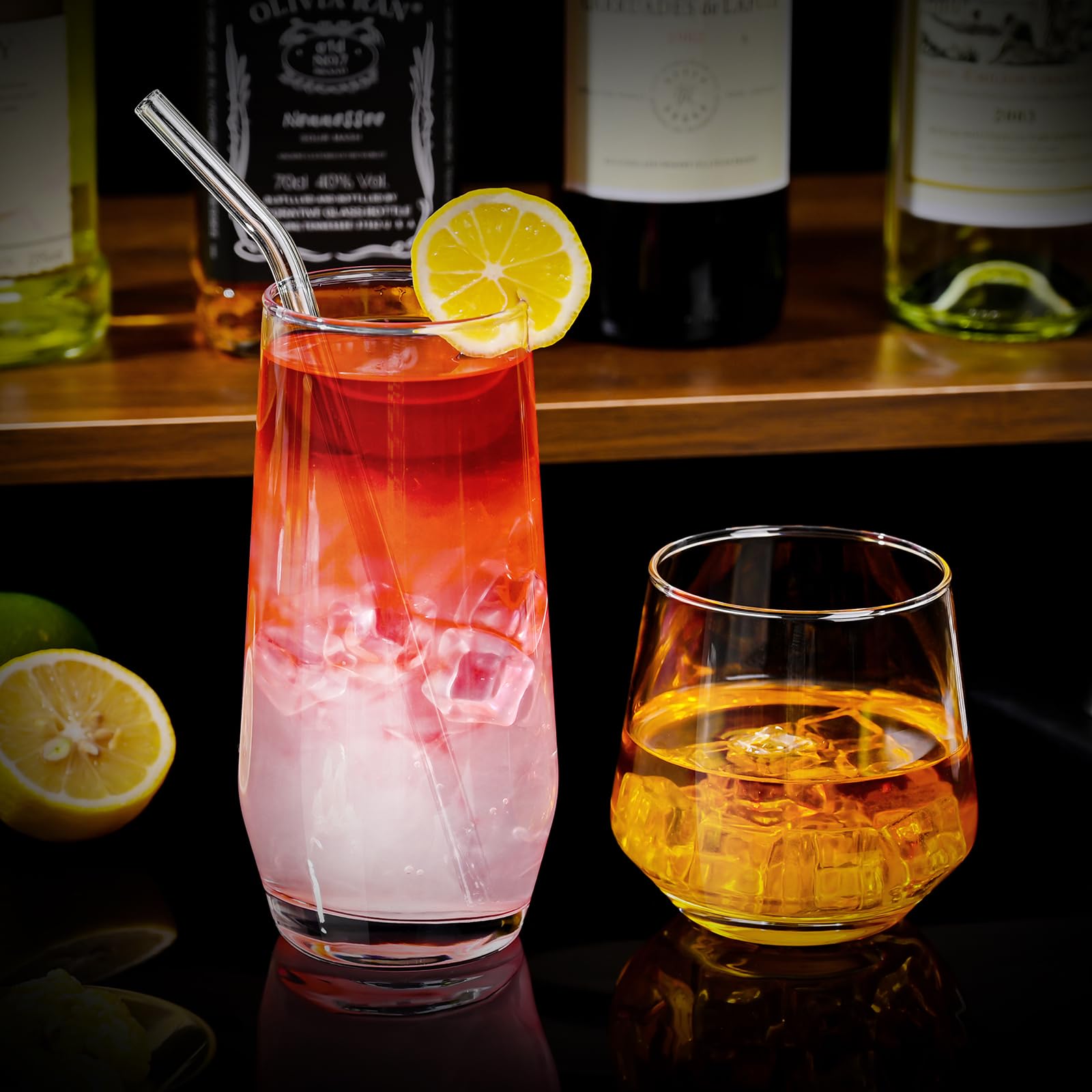 ZMOWIPDL versatile drink glass, suitable for juice, wine, beer and more.