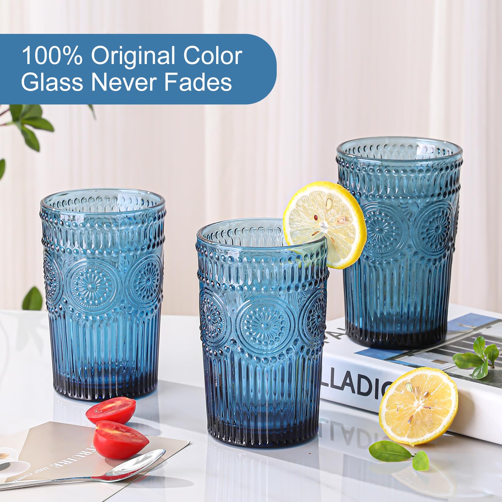 Highball glass with weighted base offers sturdy feel for any beverage
