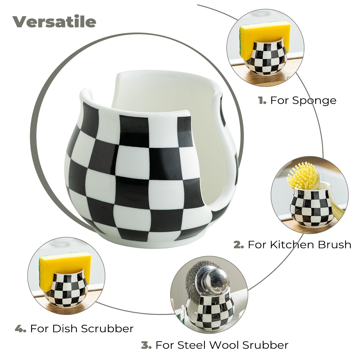 Zoeeker Anti-slip Ceramic Base keeps the holder stable on damp surfaces