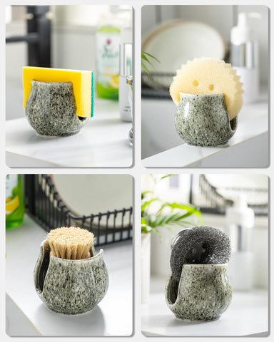 Zoeeker bathroom sponge tray helps keep essentials neat and dry