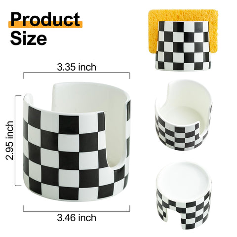 Zoeeker ceramic brush holder supports brushes neatly for quick drying after use.
