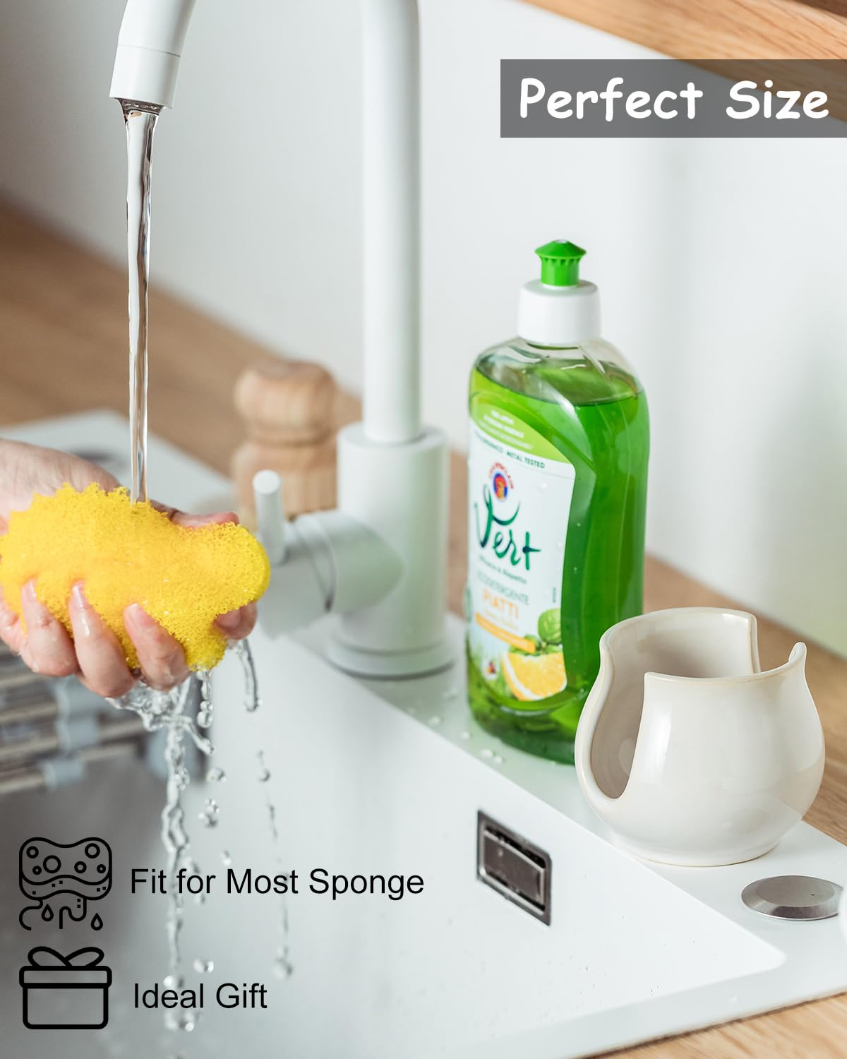 Gift-ready Zoeeker sponge holder arrives in a stylish box for gifting.