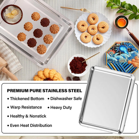 ZOEHROWS 16-inch baking sheet for larger roasts and trays.