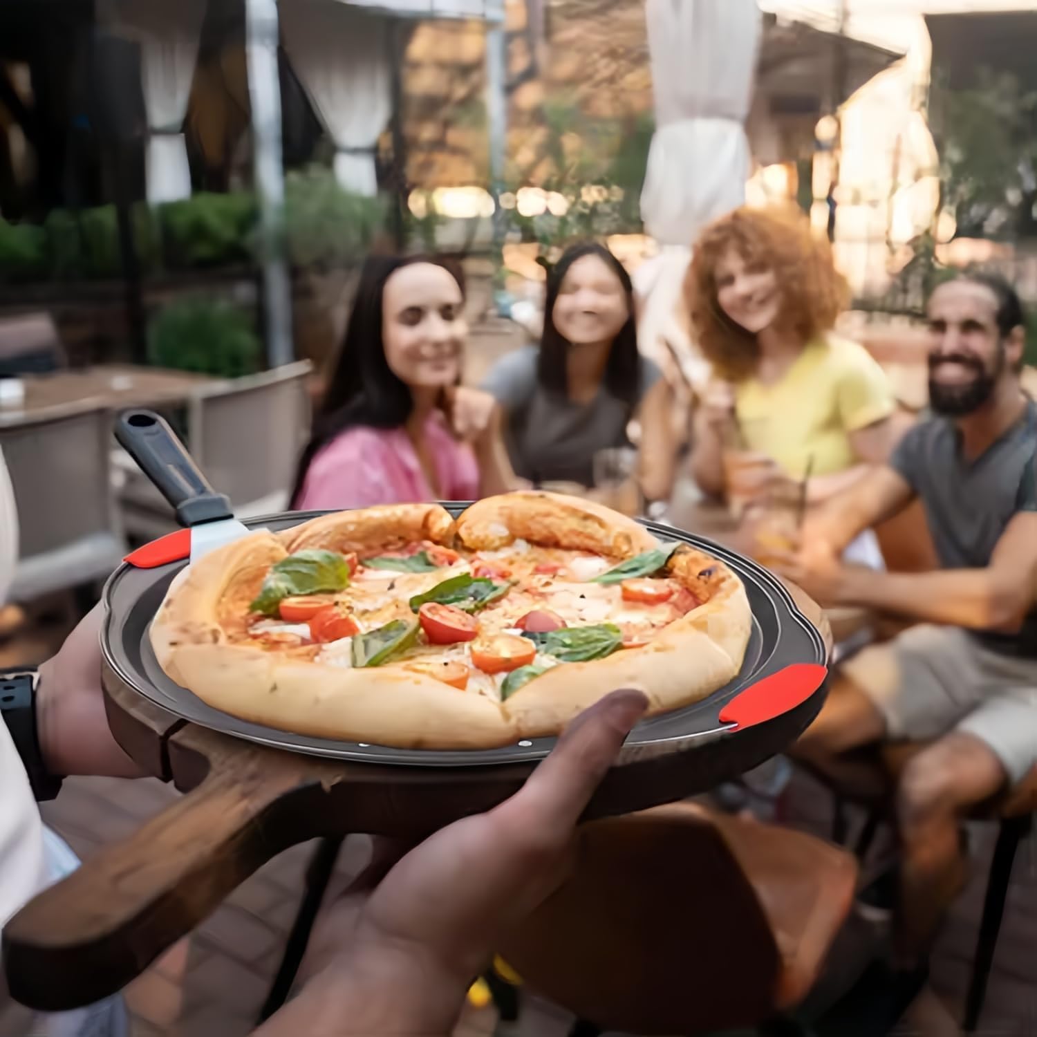 ZOEHROWS 13-inch pizza pan set for versatile home cooking.