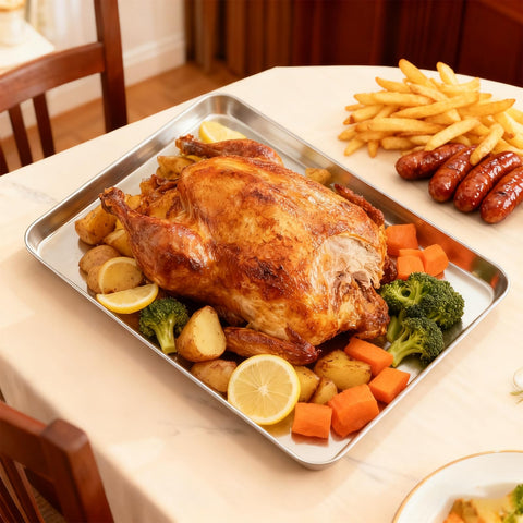 ZOEHROWS easy-clean bakeware designed for quick hand washing and stacking.