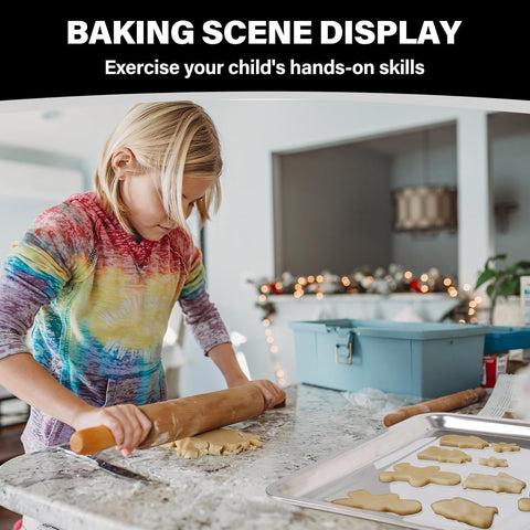 ZOEHROWS stackable baking sheets save cabinet space for easy storage.