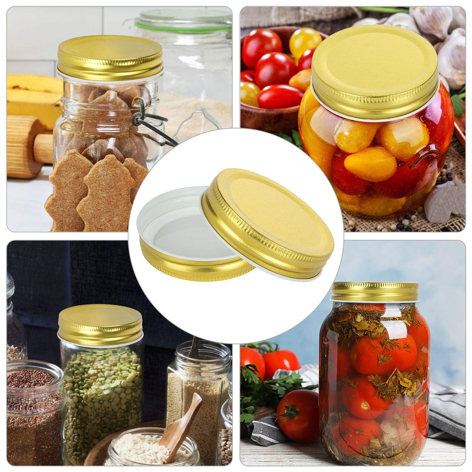 ZOEYES leak-proof mason jar lids prevent spills and keep contents fresh.