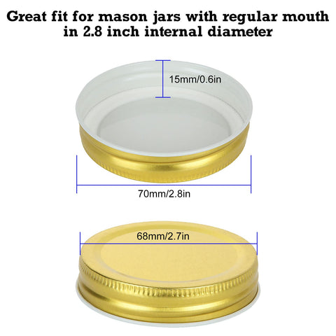 ZOEYES silicone-sealed lid keeps jars airtight for jams and beverages.