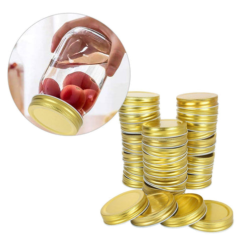 ZOEYES tinplate reusable lids provide reliable, durable coverage for regular-mouth jars.